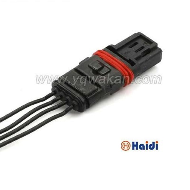 4孔0.6系列带线防水汽车接插件 含端子线 DJ7046A-0.6-21
