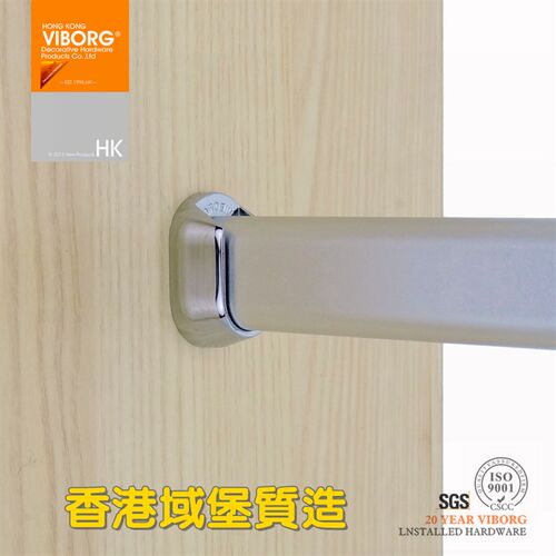 香港域堡衣柜挂衣杆衣帽间衣柜五金配件挂衣杆衣通管法兰座Z-103A