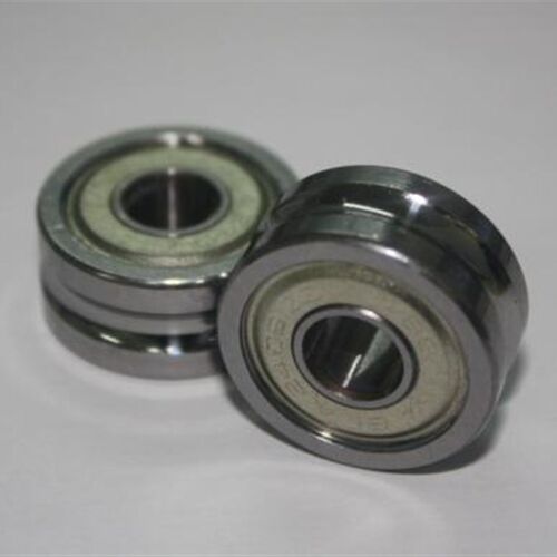 外圈带U型槽滚轮导轨轴承LFR50/8-6 LFR50/8-8尺寸8*24*11mm滑轮