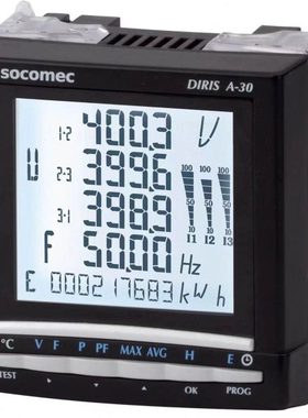 法国溯美多功能电表48250010/48250011SOCOMEC DIRIS/A10订货号