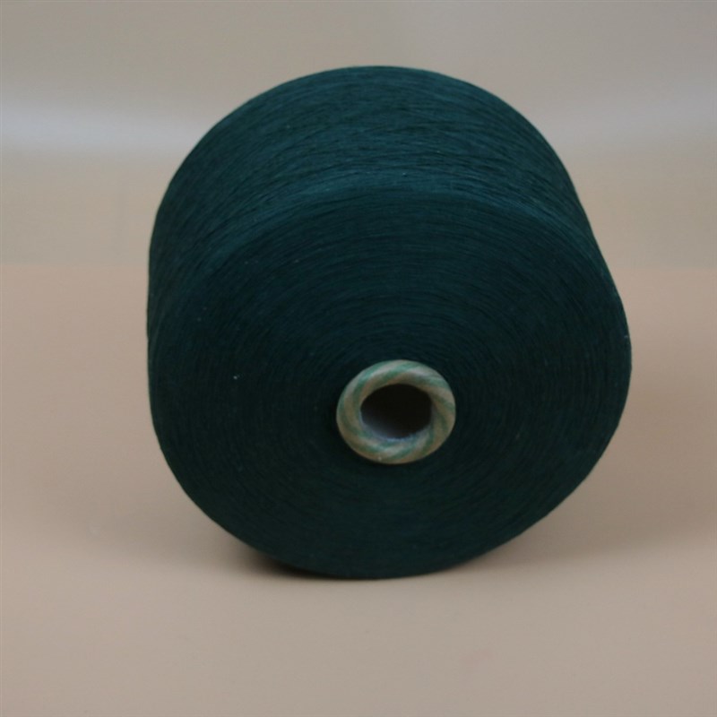 16-21s墨绿色老绿色棉纱线 织布棉纱 气流Z纺棉纺纱线