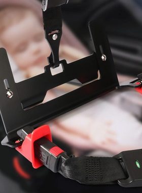 儿童安全座椅isofix硬接口支架连接带配件改加装通用Latch固定器