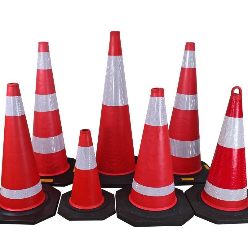 耐压抗风冻工程用j路锥高反光锥EVA泡沫雪糕桶橡胶路障警示柱桩桶