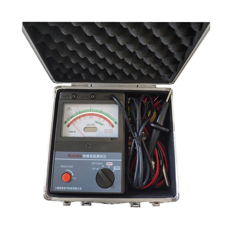 兆欧表绝缘电阻测试仪指针式高压电动摇表500V/1000V/2500V/5