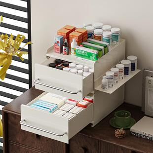 小号可物堆叠架轻奢咖啡机置玄防尘茶具关桌置物架药具品收纳架防