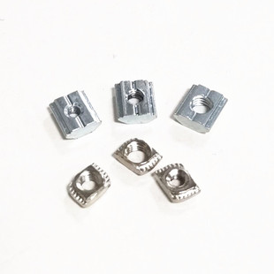 欧标1515铝挤型材料滑块螺母 T型螺母 先装后装 预置螺帽1515M3 M