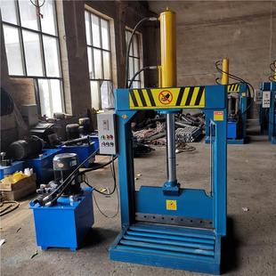 控应尼龙胶料液压剪切机塑料800大蓝桶联液压龙塑门切刀供机