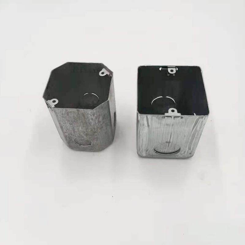 厂家定制明装拉线盒伸铁镀PLR锌暗装盒86型接金属活底接线盒