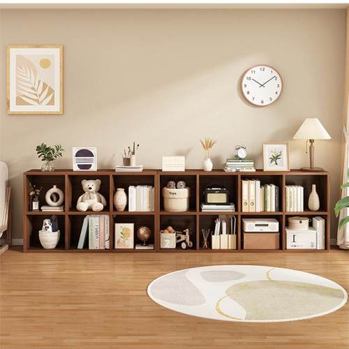 自由格纳子柜开式放收展示柜置物柜落地储物柜书架柜儿童组合见详