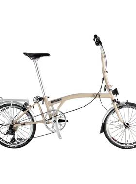 Cran60000020三ston小布折叠l车16寸9速自轻行车itepro便携超复古