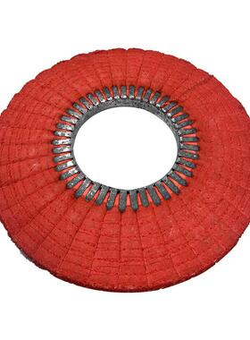 固锐上浆麻风轮直波ZXX径380mm卫铜浴不锈钢麻打磨抛光浪轮耐磨