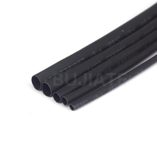 3D打印机DIY配件热缩管环保绝缘加厚阻燃热收缩管5mm黑色零剪散卖