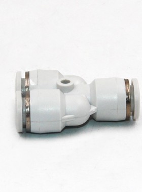 白色PY-4插PY-6快速PY-8气管PY-10接头PY-12塑料Y型三通PY-14/16