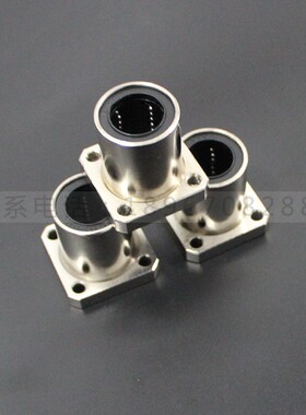 方法兰直线轴承LMK810 12 16 20 25 30 35 4 50 60UU电镀防锈镀锌