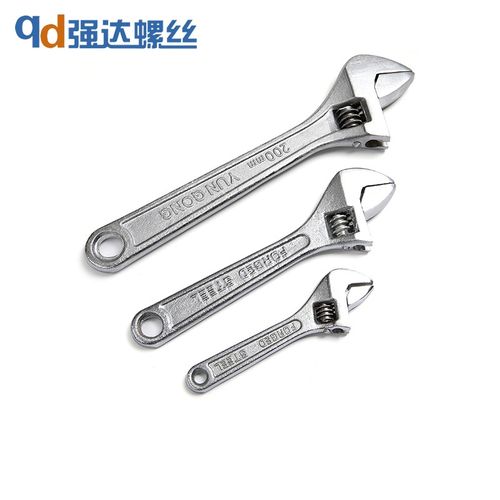 活动扳手开口移动活口扳手纯钢锻打活络手4寸6寸8寸10寸12寸15村