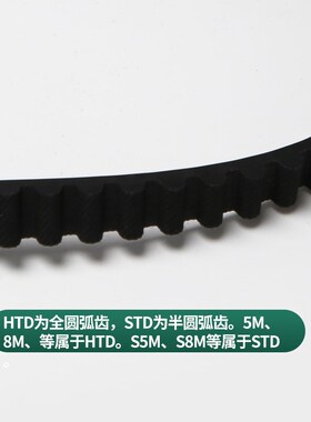 电梯门机皮带同步带轿门皮带HTD5MS5M/RPP5MS8M通力申菱开口带