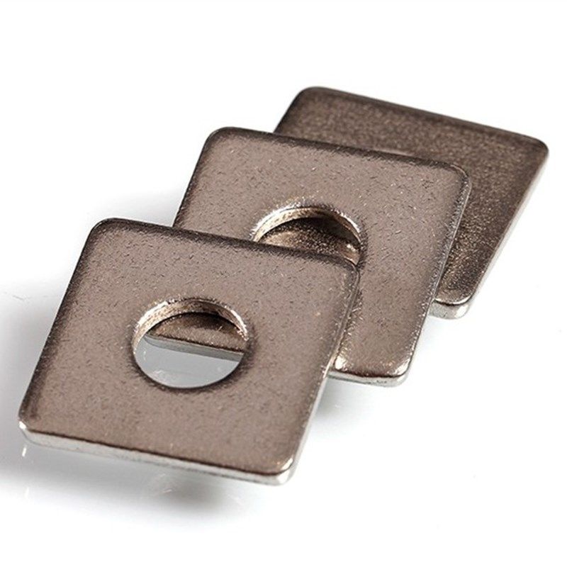 304不锈钢四方垫片四方平垫方形垫圈DIN436 M3M4M5M6M8M10M12M16