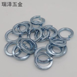 8.8级高强度镀锌弹垫弹簧垫圈 GB93镀锌弹垫垫圈M6M8M10M12M14M16