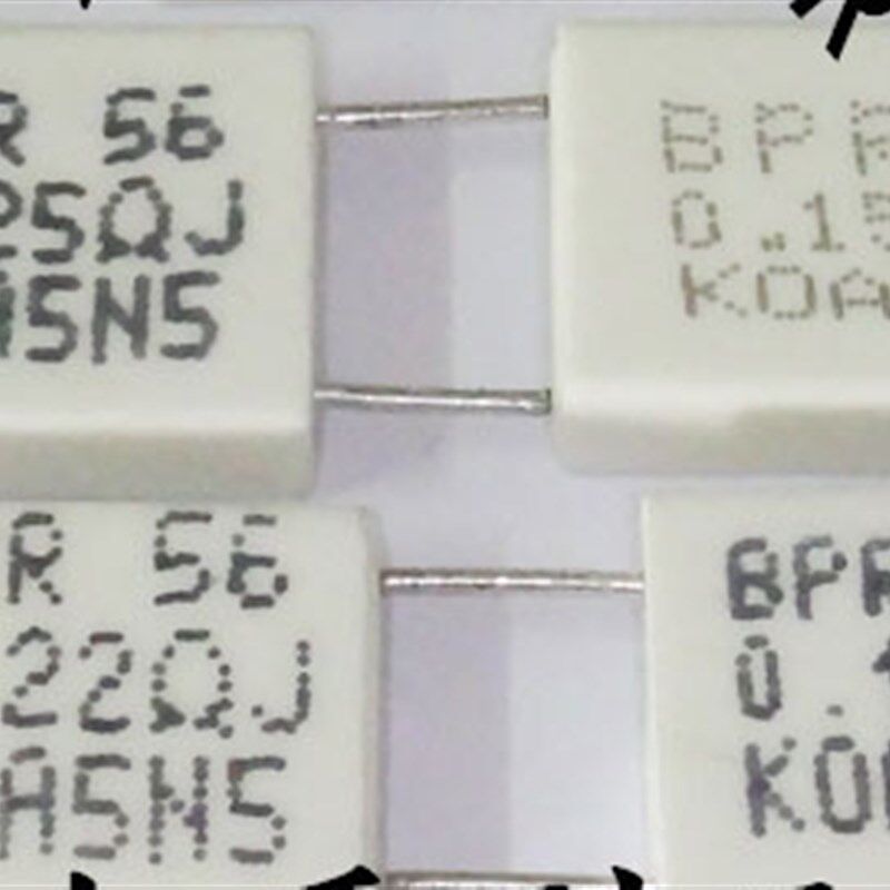 BPR56无感水泥电阻 5W 0.1R 0.15R 0.22R 0.25R 0.33R 欧 立式
