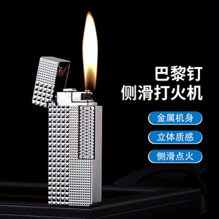 zorro正品佐罗新款大小巴黎钉煤油打火机防风耐用复古创意送礼盒