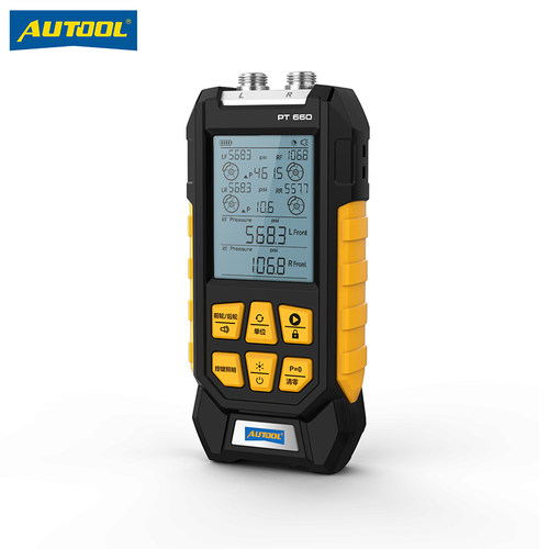 AUTOOL 汽车刹车油压力表智能制动系统压力检测仪器数显测试工具