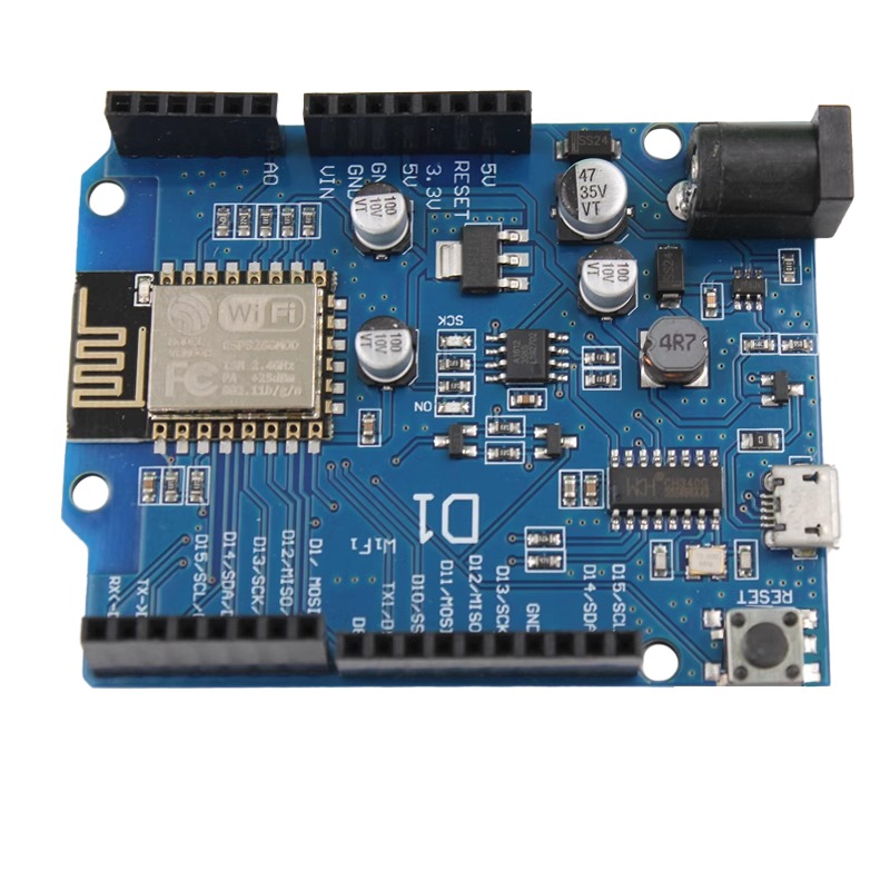 WeMos D1 WiFi UNO 开发板ESP8266 直接用 IDE 无线模块