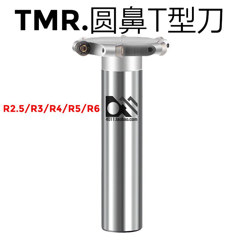 R2.5R3R4R5R6圆鼻T型铣刀杆三面刃 TMR C20-C25-150-4T-6T