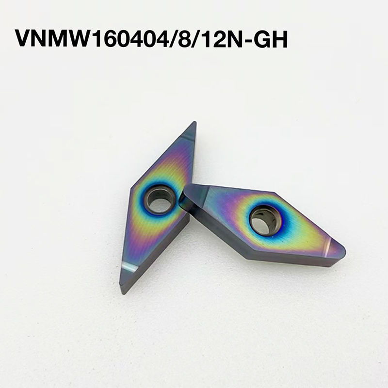 七彩高硬度 35度 菱形数控刀片 淬火件专用 VNMW160404/08/12N-GH