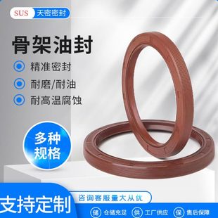 SUS骨架油封氟胶密封圈密封件丁腈橡胶圈 温骨架油封