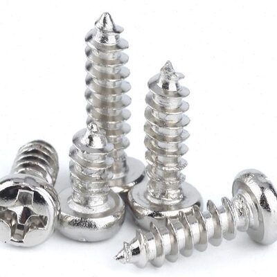 PA镀镍圆头盘头自攻螺丝钉M1.9M2.7M2.9x4x5x6x8x10x12x14x16x20