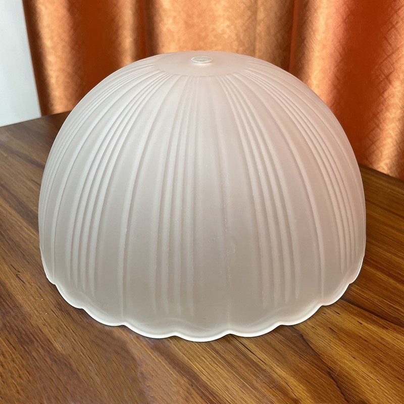 台灯玻璃罩加厚水晶灯罩台灯卧室床头灯北欧O现代轻奢床头柜灯罩