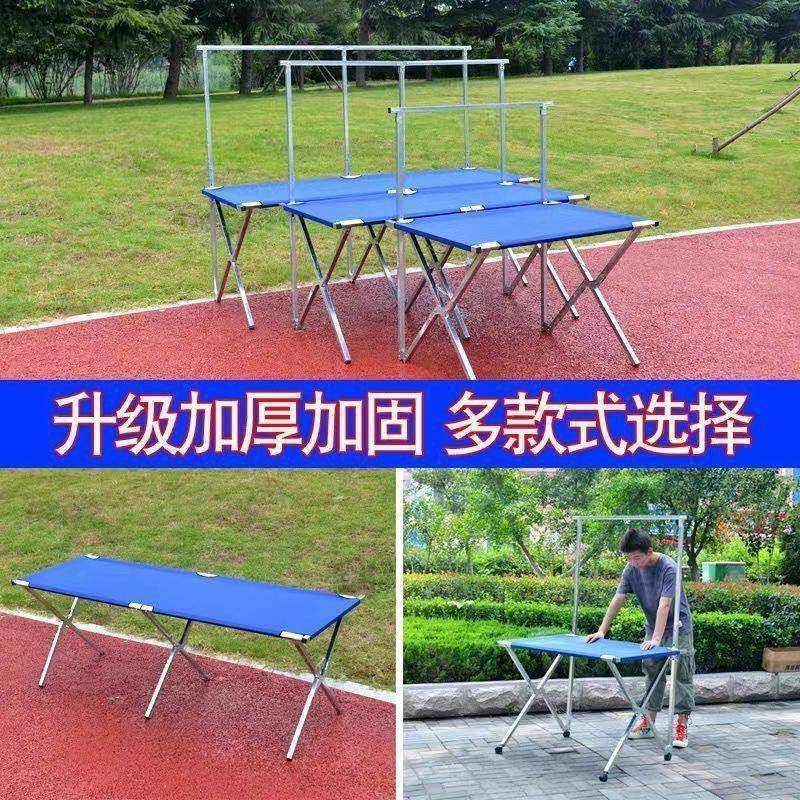 夜市摆摊衣服架子户外折叠桌帆布便携式旅行野餐桌简易直销