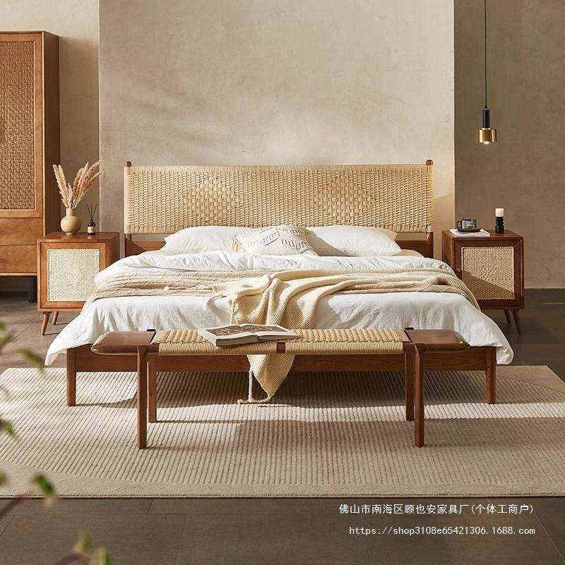 G东南亚风格实木床1.8米藤编双人床酒店民宿藤艺家具设计师款藤床,鲜花速递/花卉仿真/绿植园艺,其它园艺用品,淘宝优惠券,粉丝福利购,淘宝优惠卷