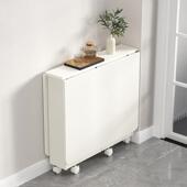 1.4米折叠餐桌 折叠桌木质饭桌小户型餐桌省空间可移动折叠餐