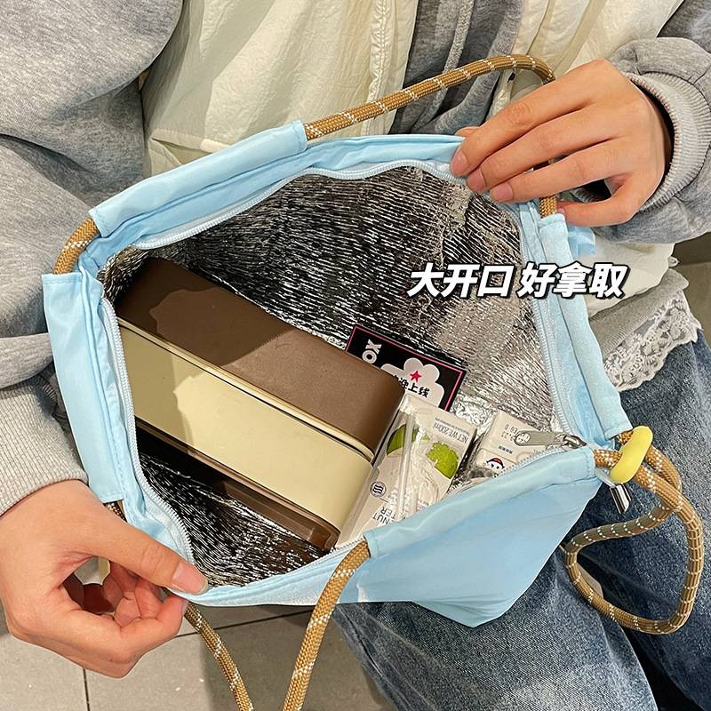 保温托特大容量饭饭盒包可爱加厚铝箔上班族学生饭盒袋手提通包邮