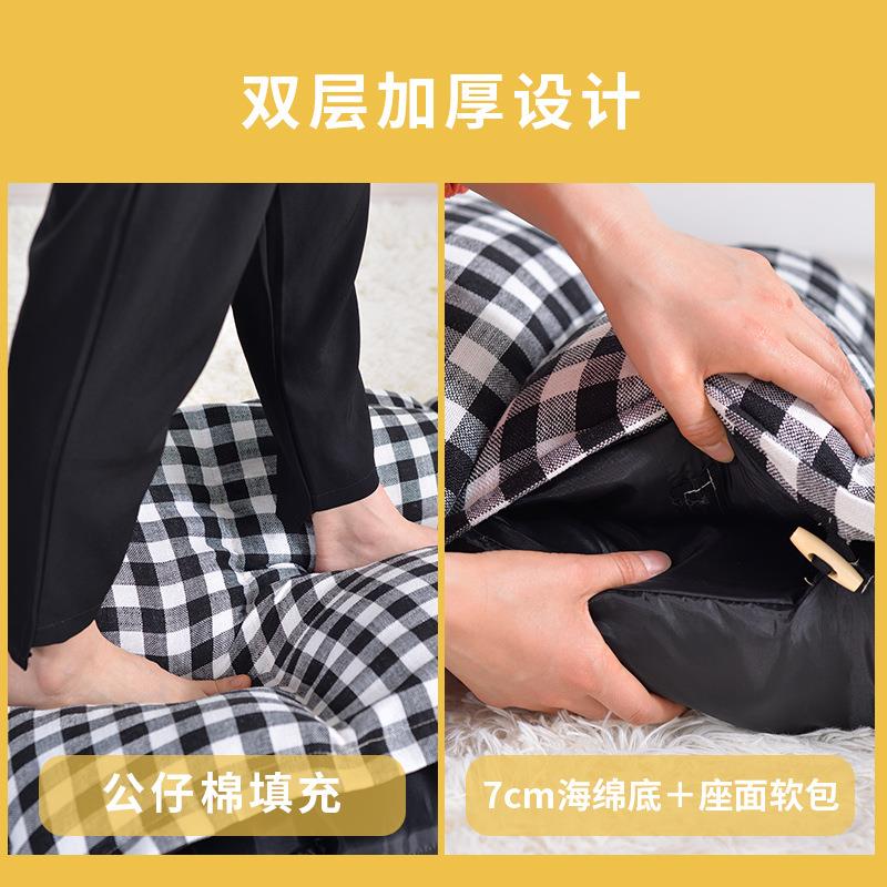 懒人发单人榻XDJ-01榻米软飘窗沙阳台卧室日式叠小沙发可折床上靠