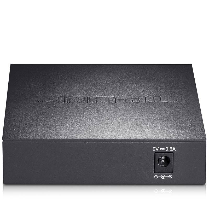 TP-LINK TL-SG1005D 5口全千兆交换机 钢壳4分线器 1000M网络监控