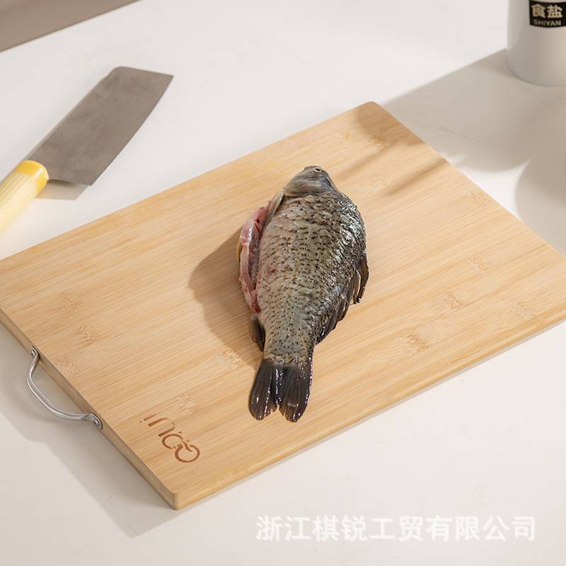 棋锐竹菜板 占板擀面板切菜板揉面板竹砧板 长方形