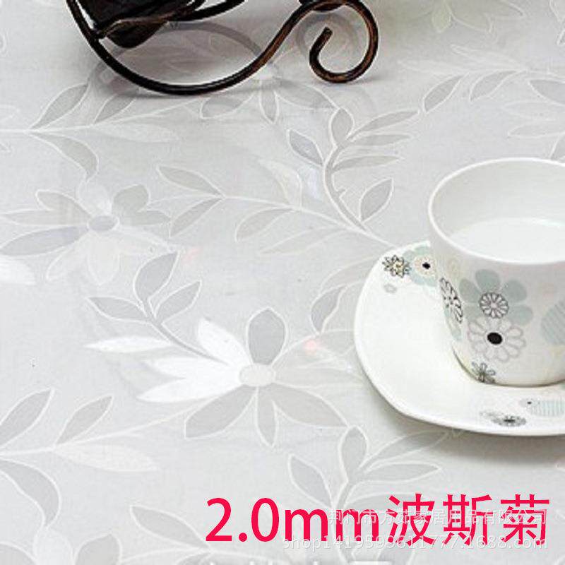 pv成c桌布软玻璃防水防油餐防烫免洗桌学生课桌软玻璃垫布水晶板