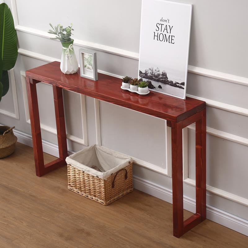 新案式实木玄关桌条案1HDJJJ168简约门厅条几家用供中桌台靠墙窄