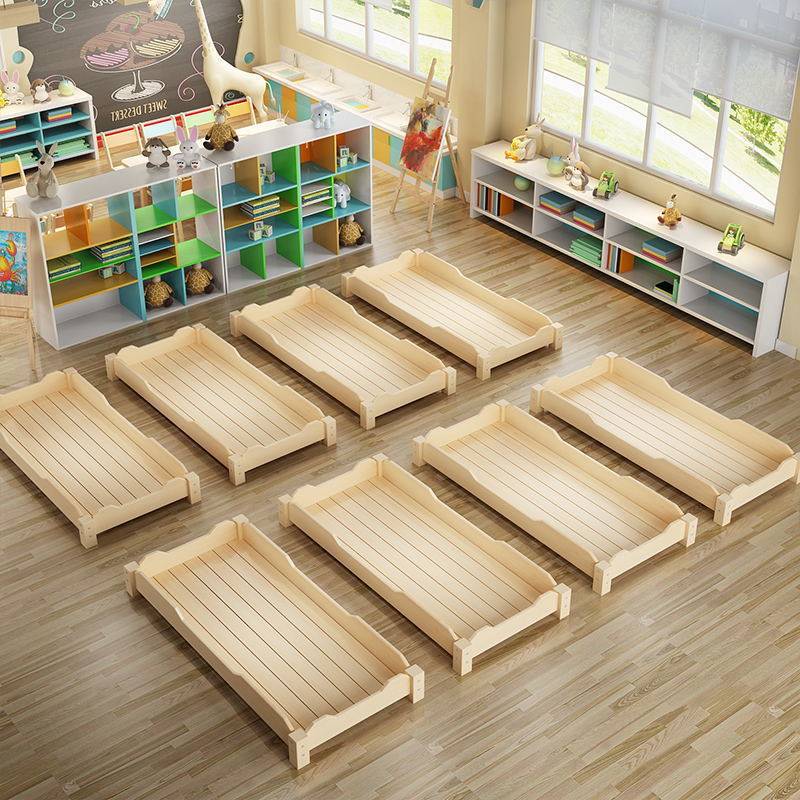 幼儿园小床午睡叠叠床午休床托管班幼儿园床小学生托管午休床小床