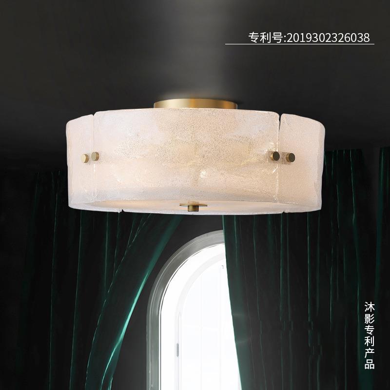 【气泡】全铜玻璃吸顶灯轻奢卧室阳台过道走廊创意个性吸顶灯