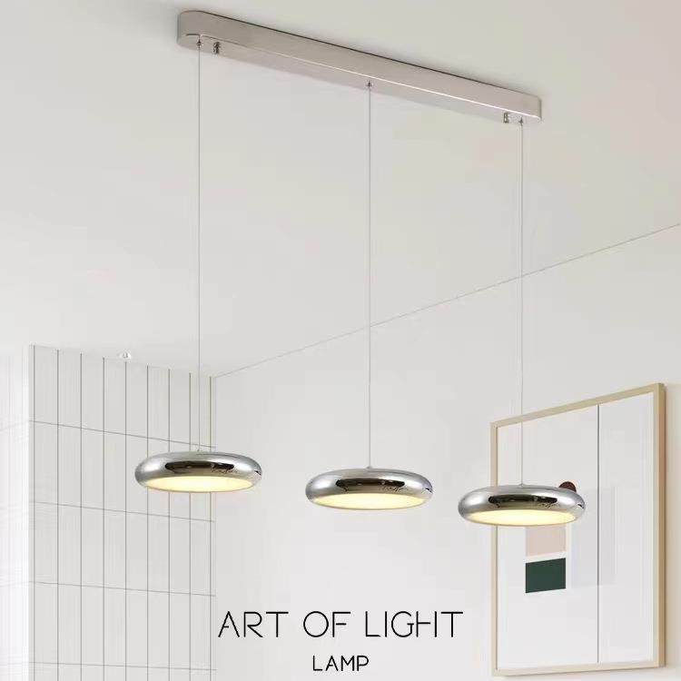 飞碟餐厅吊灯三头现代简约卧室床头小吊灯极简北欧饭厅吧台餐桌灯,家装灯饰光源,智能吊灯,淘宝优惠券,粉丝福利购,淘宝优惠卷