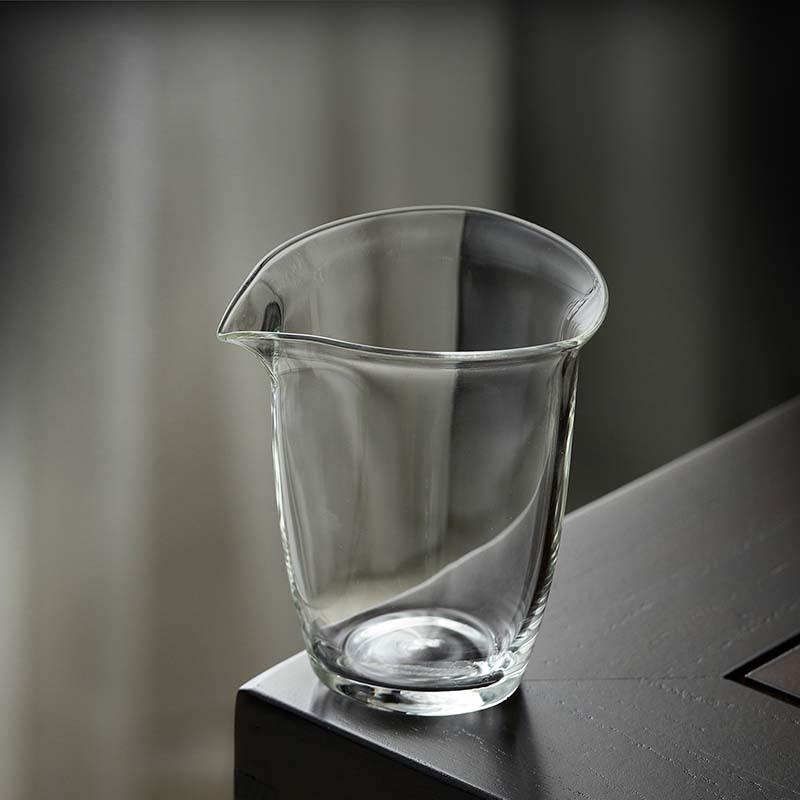 日式玻璃公道杯小号200ml茶海单个公杯功夫茶茶具分茶器功道茶杯