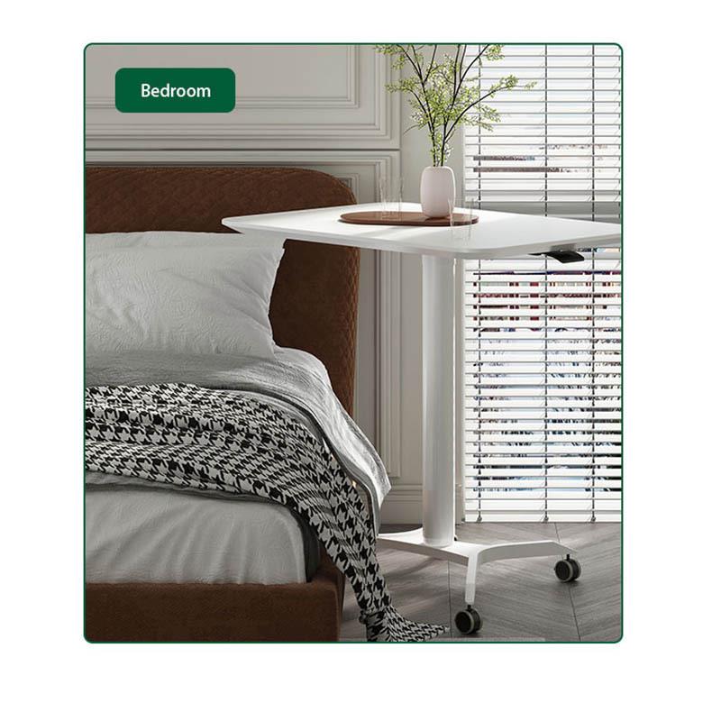 气动升降桌升降式站立可移动电脑桌白学习阅读居家办公桌