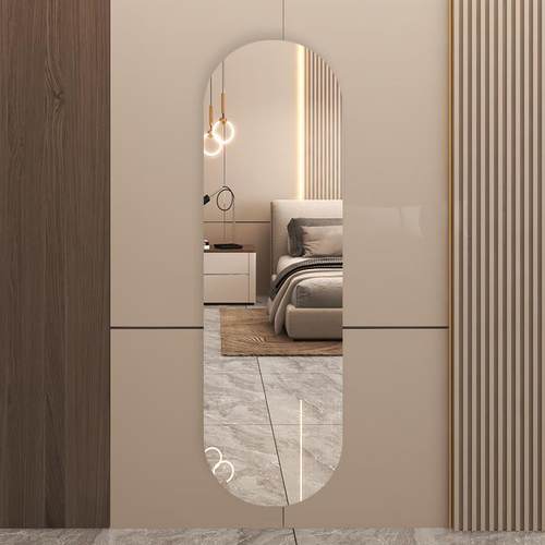 镜子全身镜贴墙自粘穿衣镜挂墙家用女生卧室化妆镜壁挂粘墙宿郑之