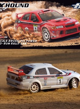 HNR鸿诺H9804遥控1/10电动四驱拉力车越野车RC模型猎狐犬FOX.HOUN