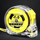 卷尺5米10米7.5米3米不锈钢卷尺加厚耐磨防摔米尺盒尺拉尺高精度