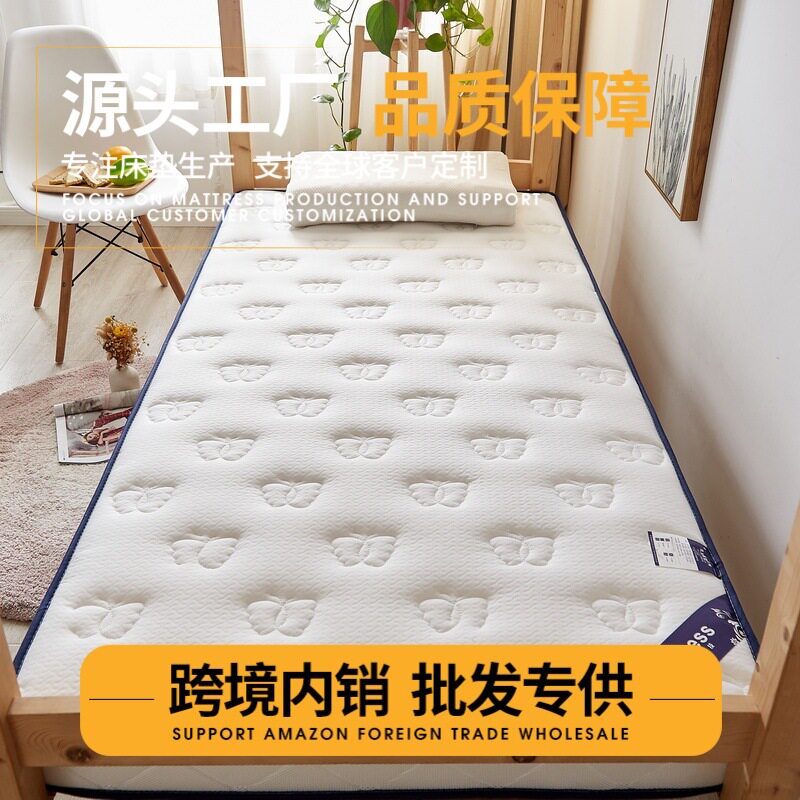源头厂家乳胶床垫软垫家用卧室双人1米8加厚1.5m高密度海绵垫床褥