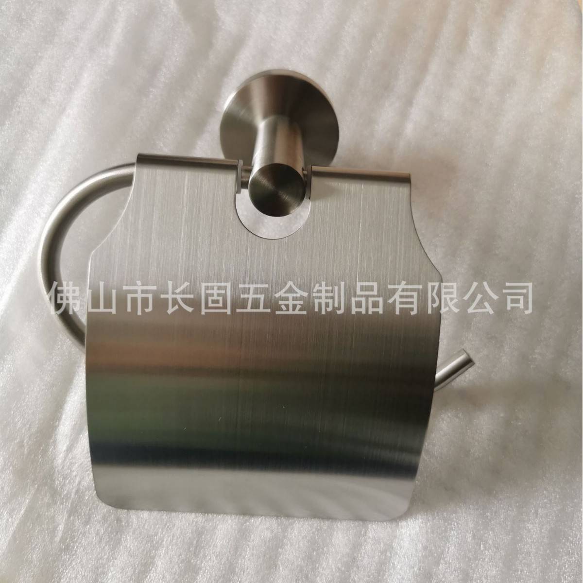 圆底座304不绣钢有盖纸巾架卫生间防水卷纸架家商用厕纸架STV0301